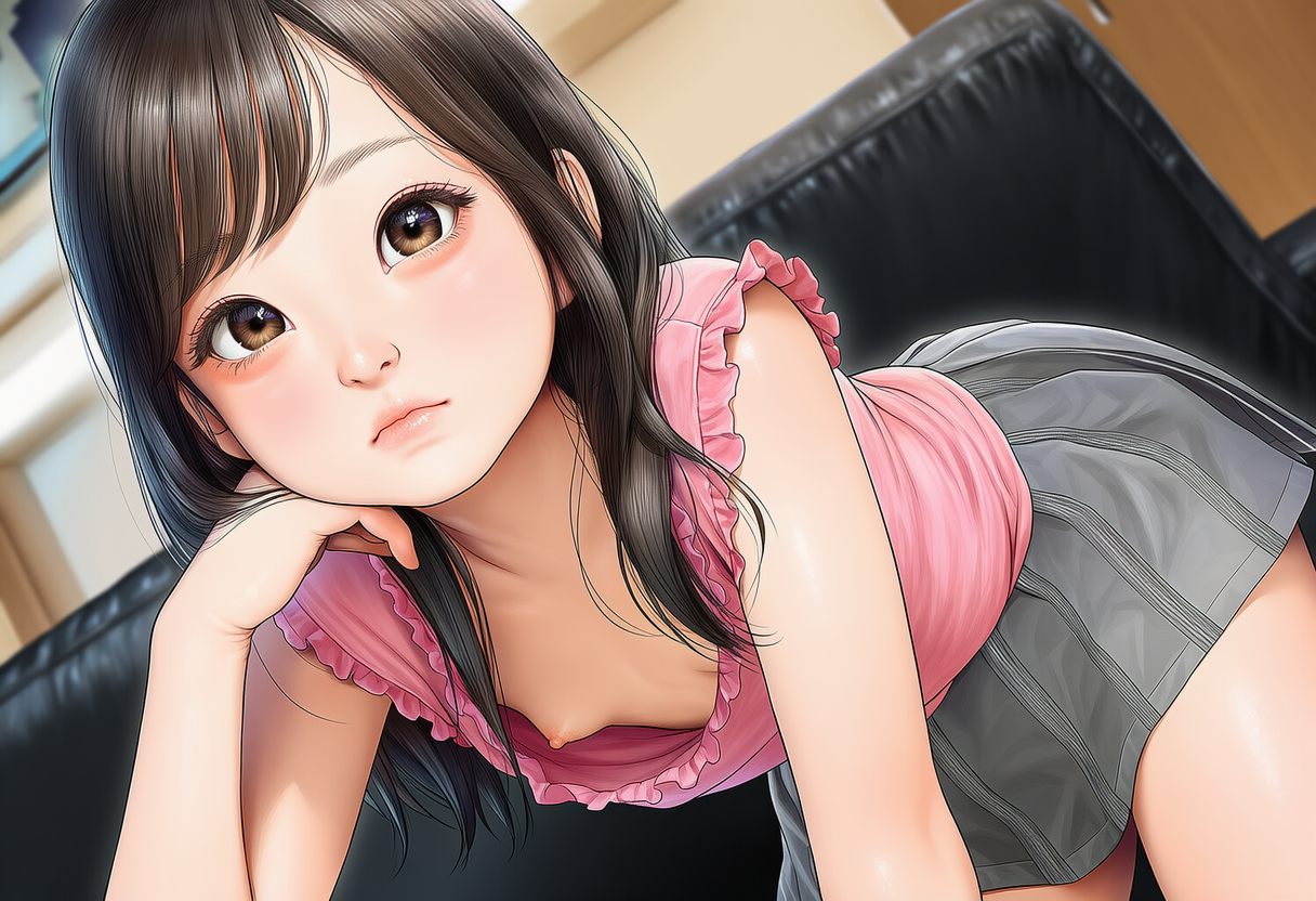 ジュースを運んで来てくれる子