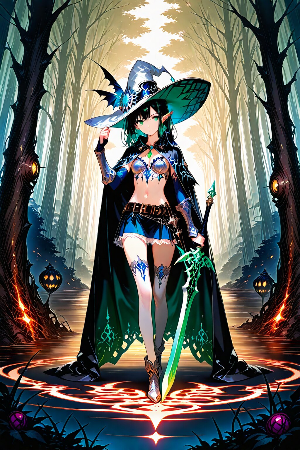 剣に細かい呪文いれたり