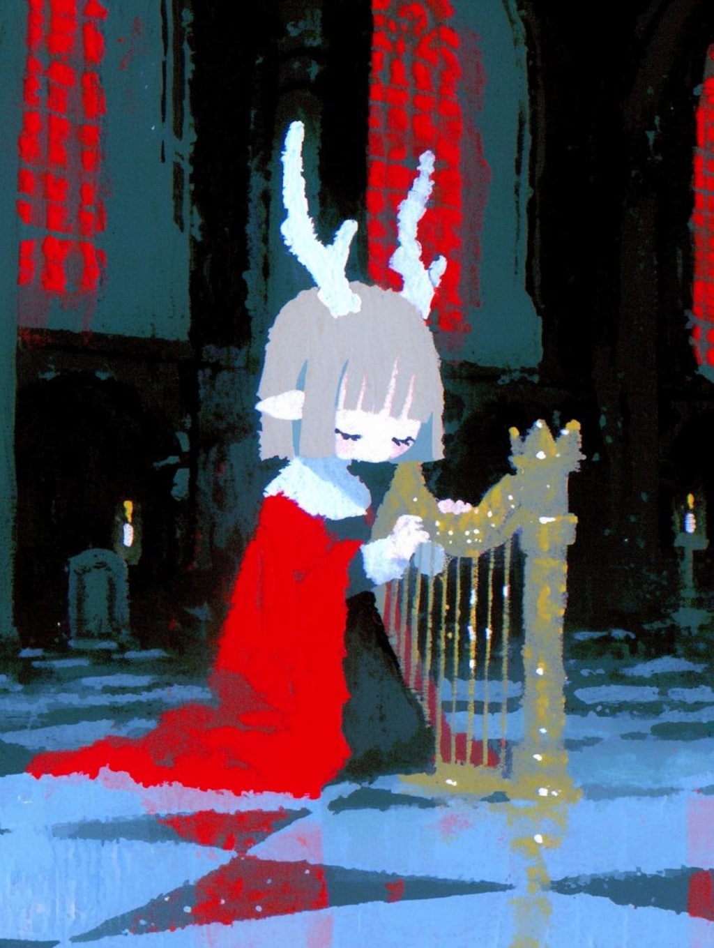 7月ボツ絵⑤※微ホラー有