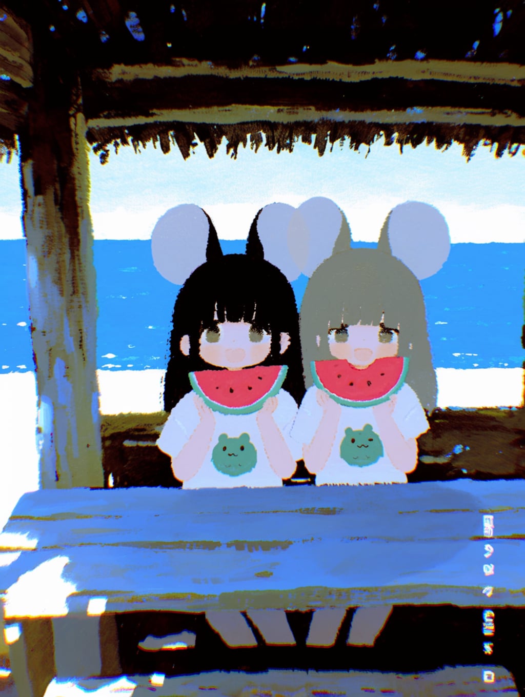 7月ボツ絵⑤※微ホラー有