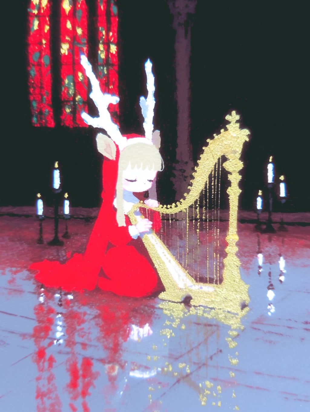 7月ボツ絵⑤※微ホラー有