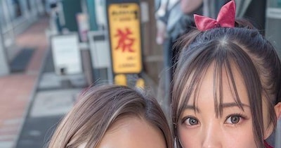 姉妹のような母娘