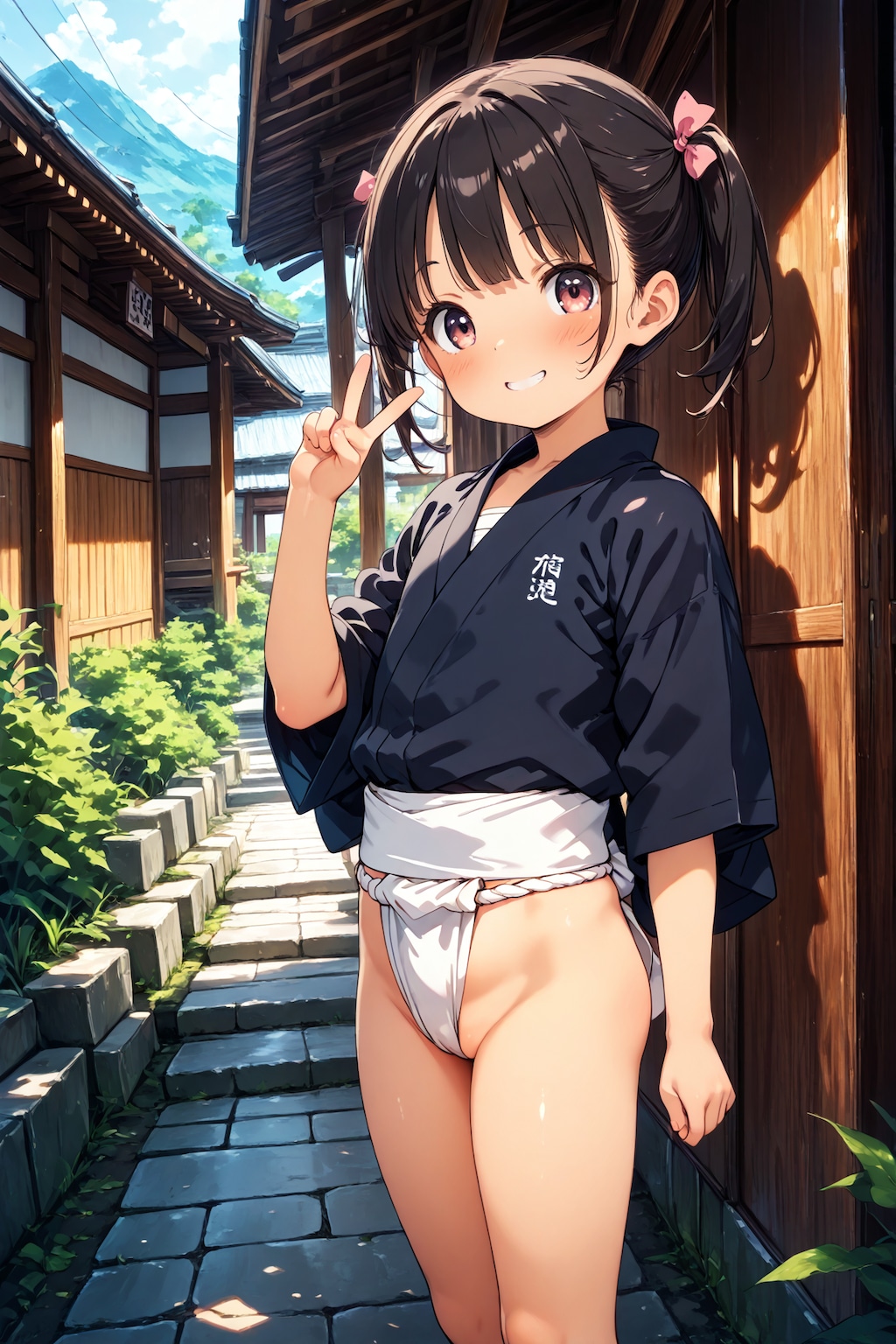 ふんどしお祭り少女(49)