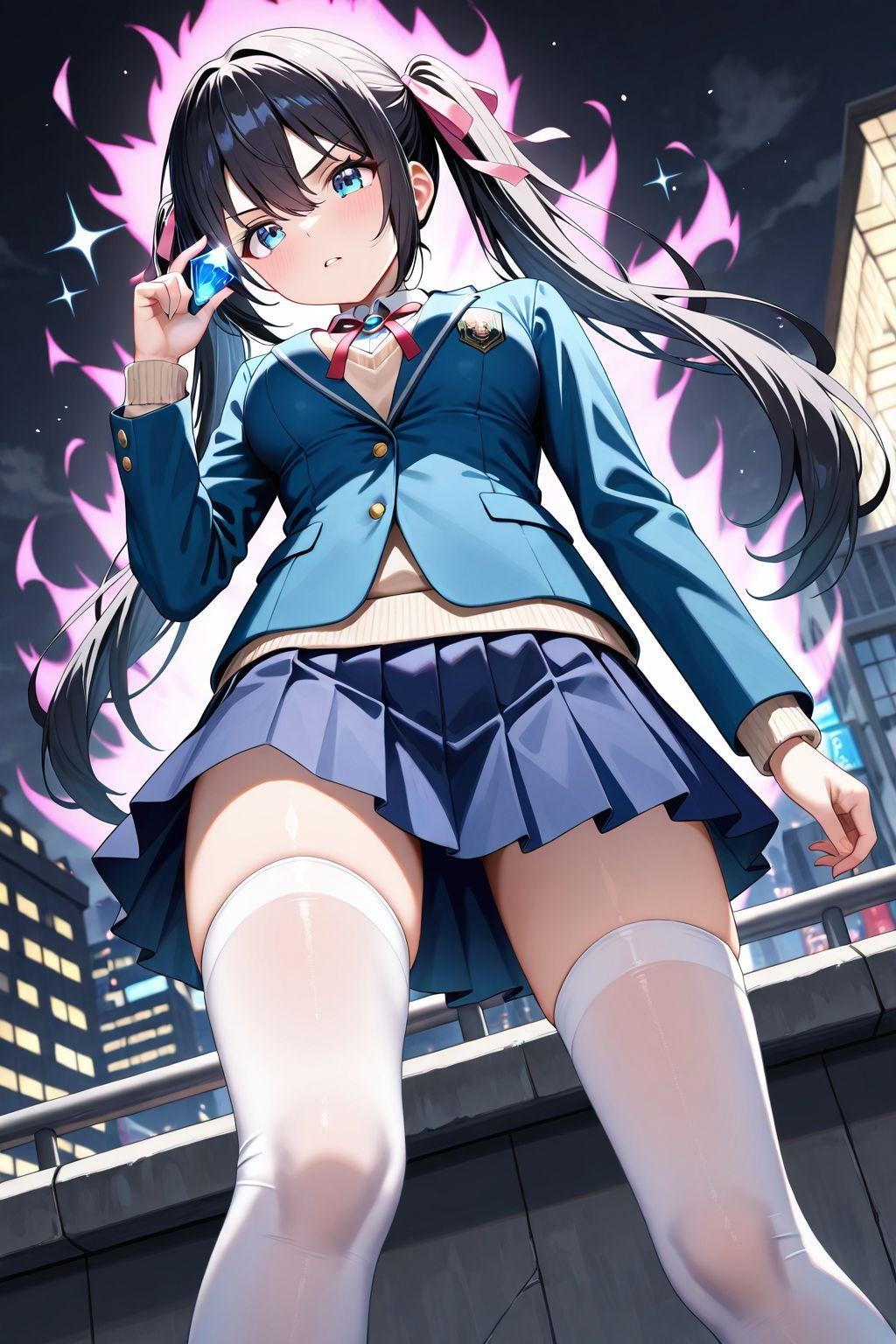 オーラを纏う少女