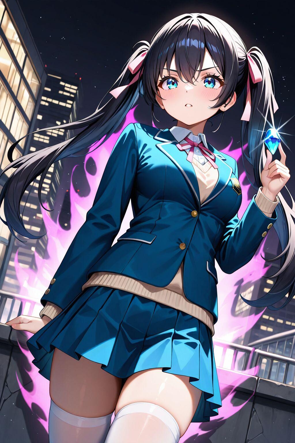オーラを纏う少女