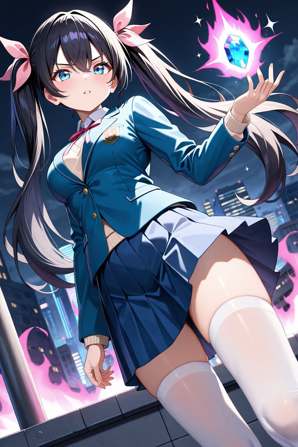 オーラを纏う少女