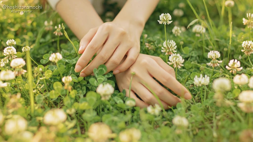 花と女性【２】