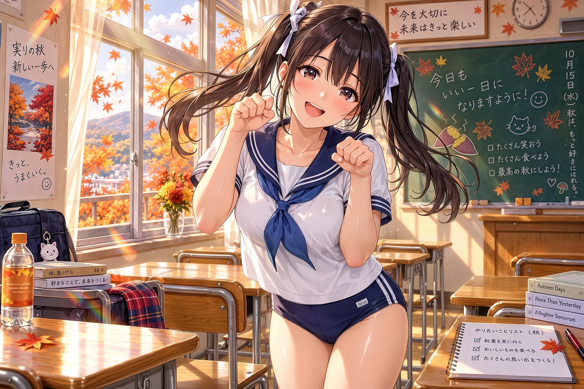 秋のブルマっ娘