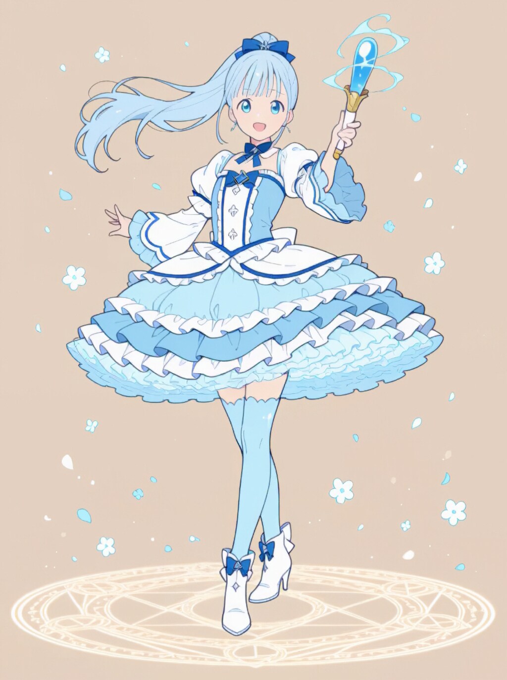 【誕生日FA】変身！魔法少女 あおい【パラパライラスト４０】
