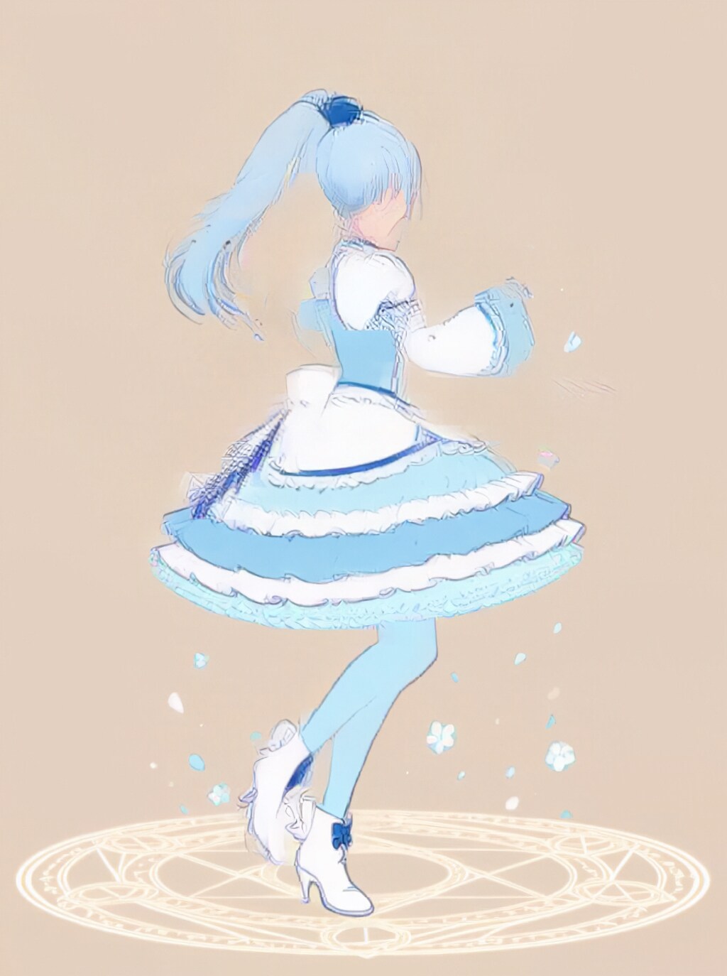【誕生日FA】変身！魔法少女 あおい【パラパライラスト４０】