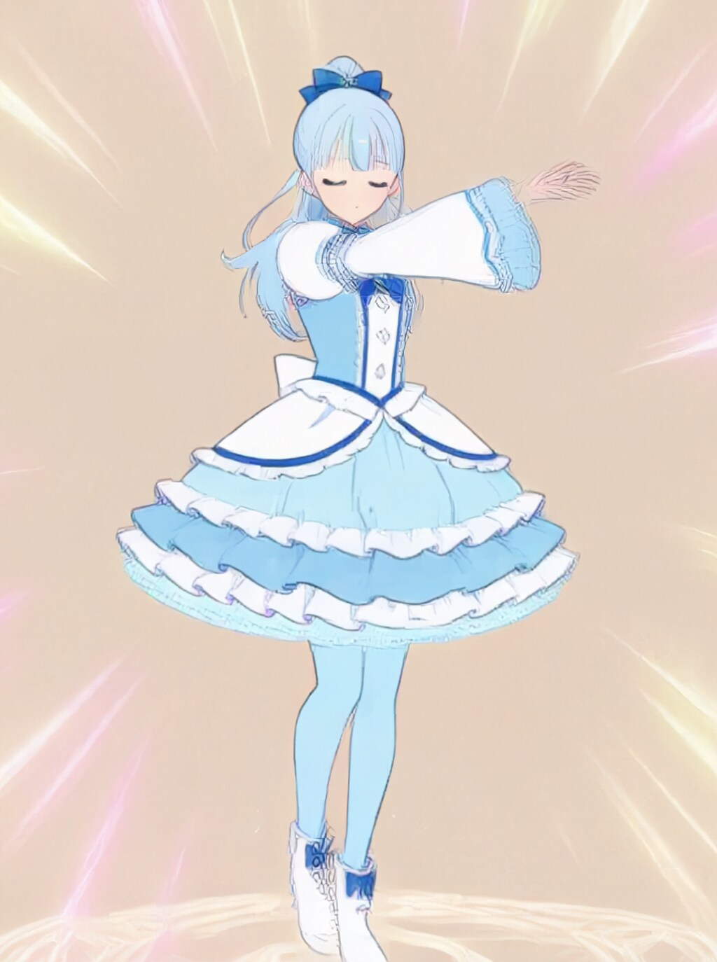 【誕生日FA】変身！魔法少女 あおい【パラパライラスト４０】