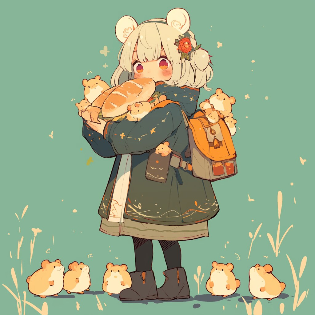 ハムスターとパン/hamsters&bread