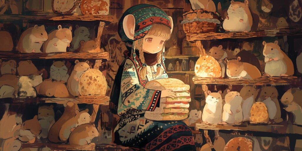 ハムスターとパン/hamsters&bread