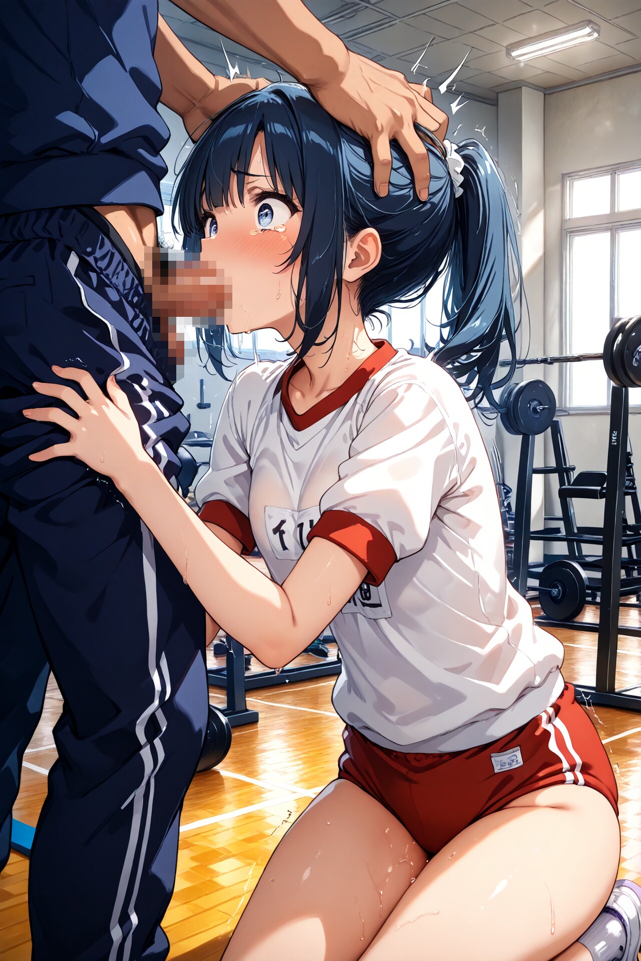 ブルマ娘を体育倉庫で調教中(18)