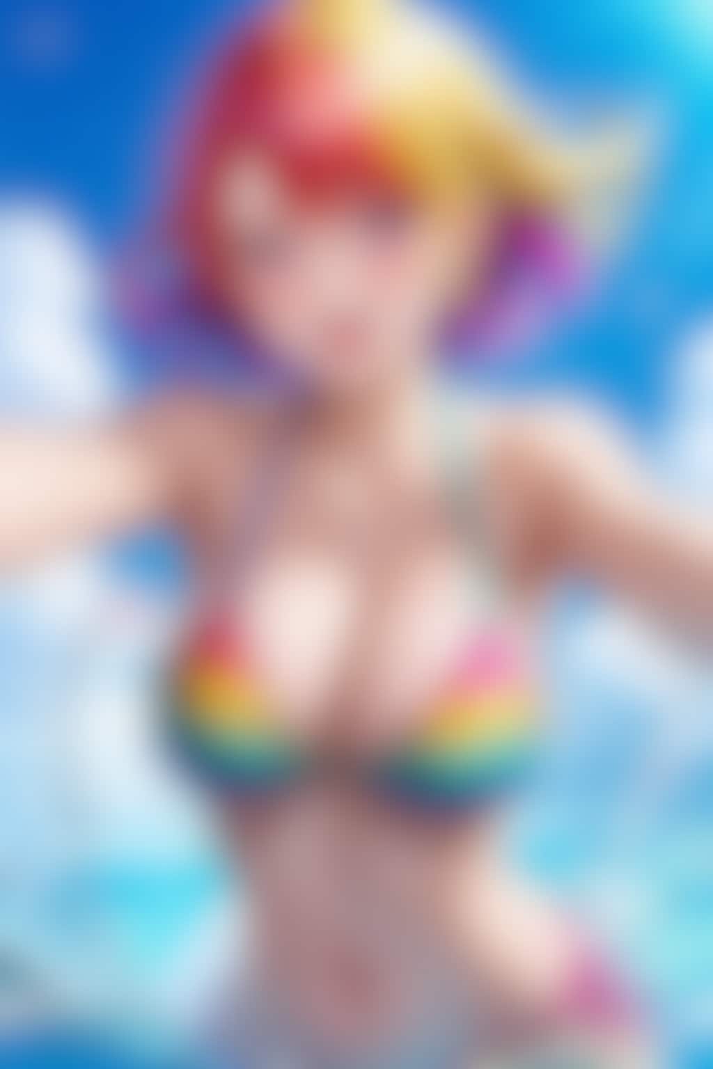 (40枚) プールで戯れたい イラスト版