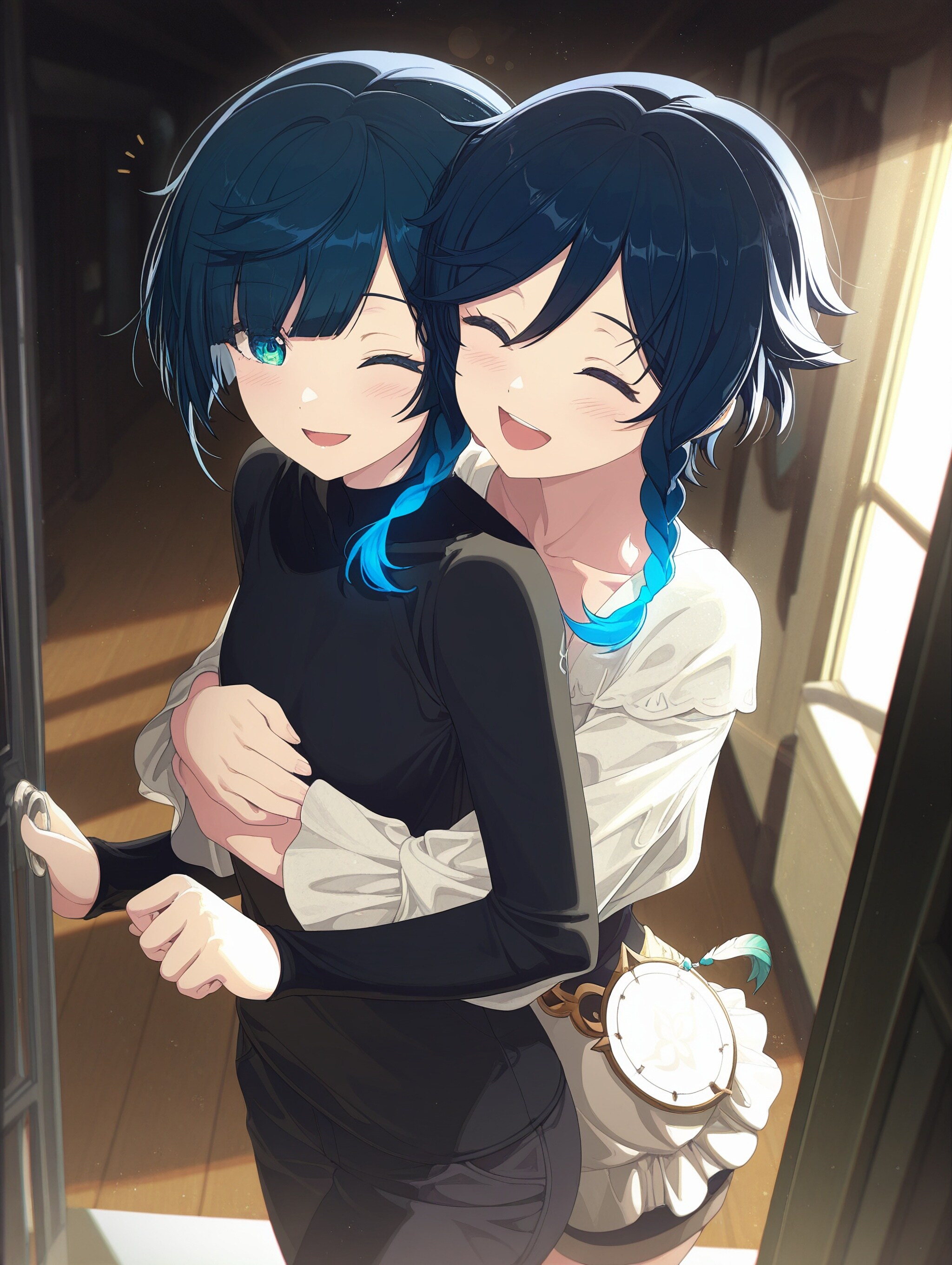 ウェンティくんと行秋くん/venti and xingqiu