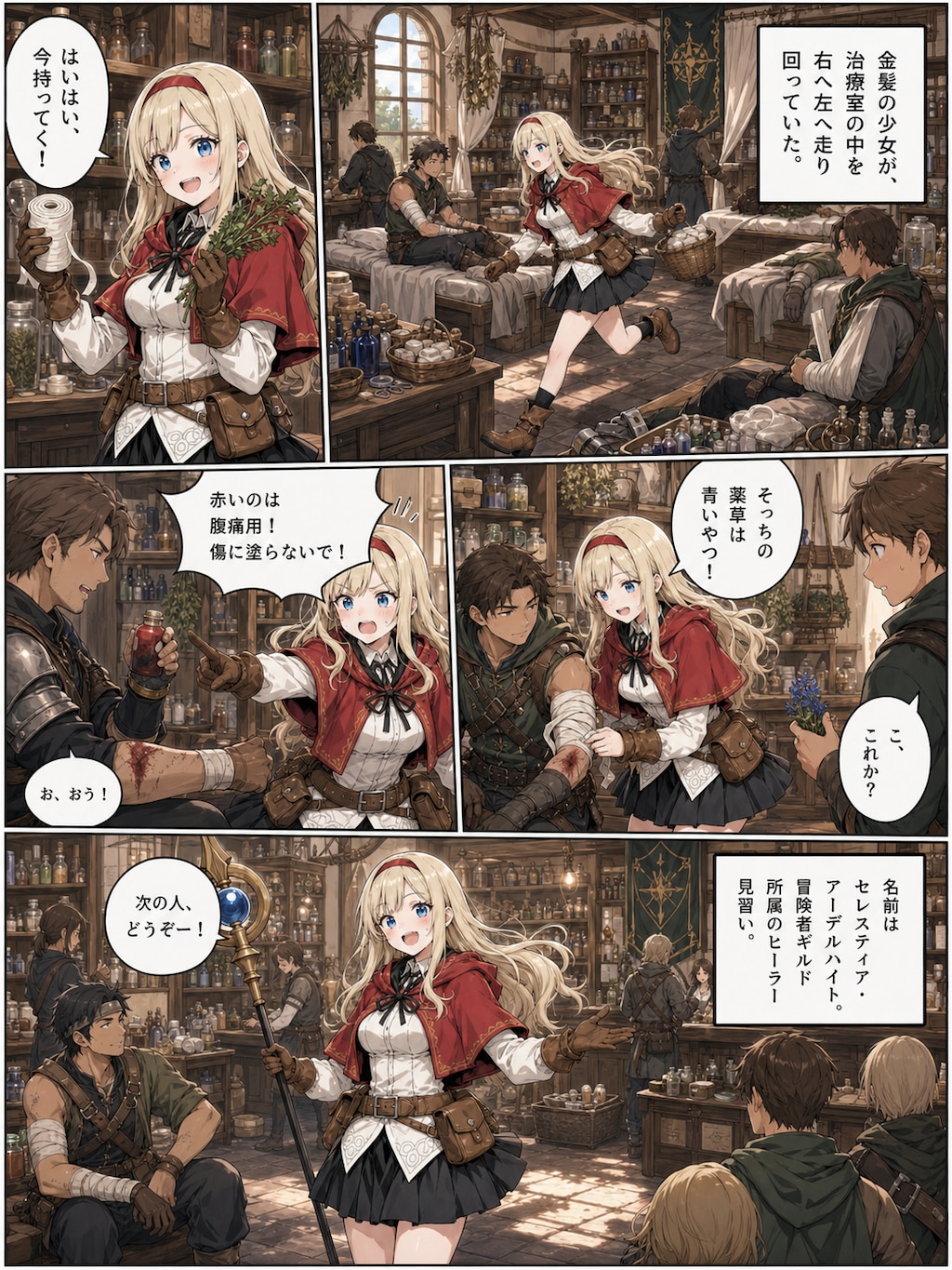 漫画版『癒しの聖女と剣士』