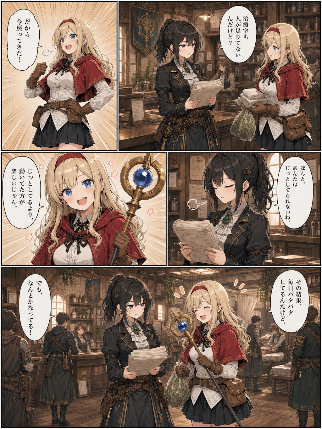 漫画版『癒しの聖女と剣士』