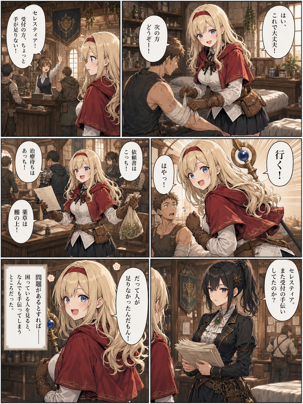 漫画版『癒しの聖女と剣士』