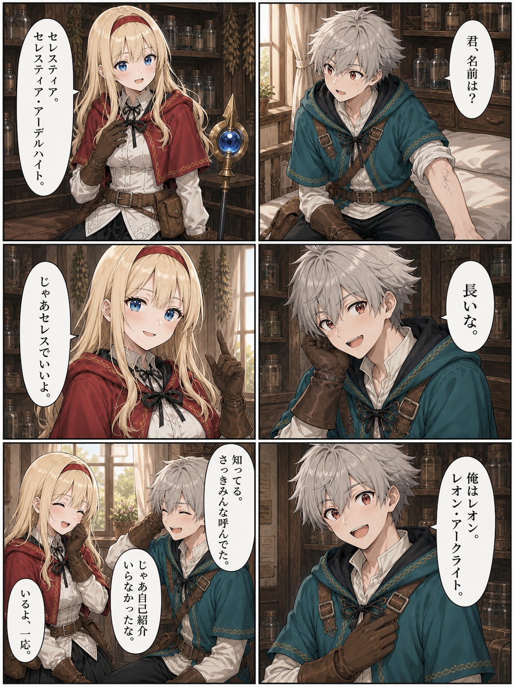 漫画版『癒しの聖女と剣士』