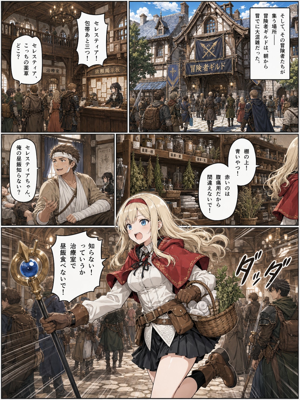 漫画版『癒しの聖女と剣士』