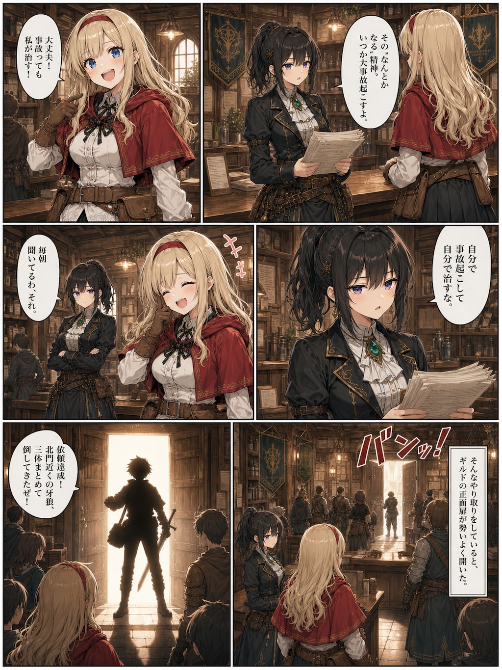 漫画版『癒しの聖女と剣士』