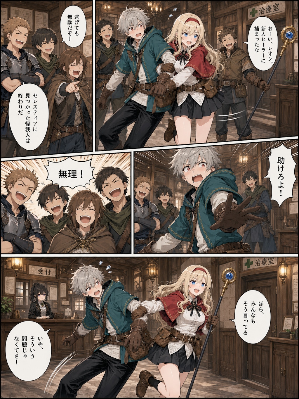 漫画版『癒しの聖女と剣士』