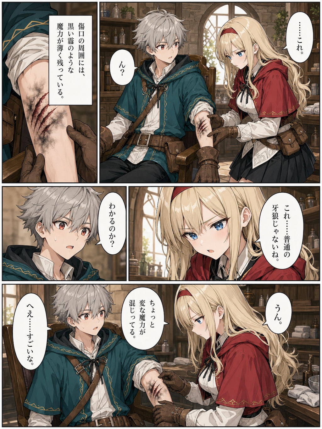 漫画版『癒しの聖女と剣士』