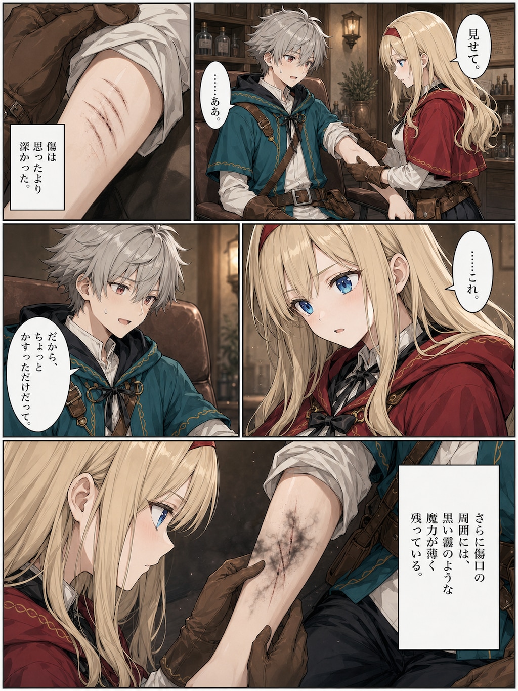 漫画版『癒しの聖女と剣士』
