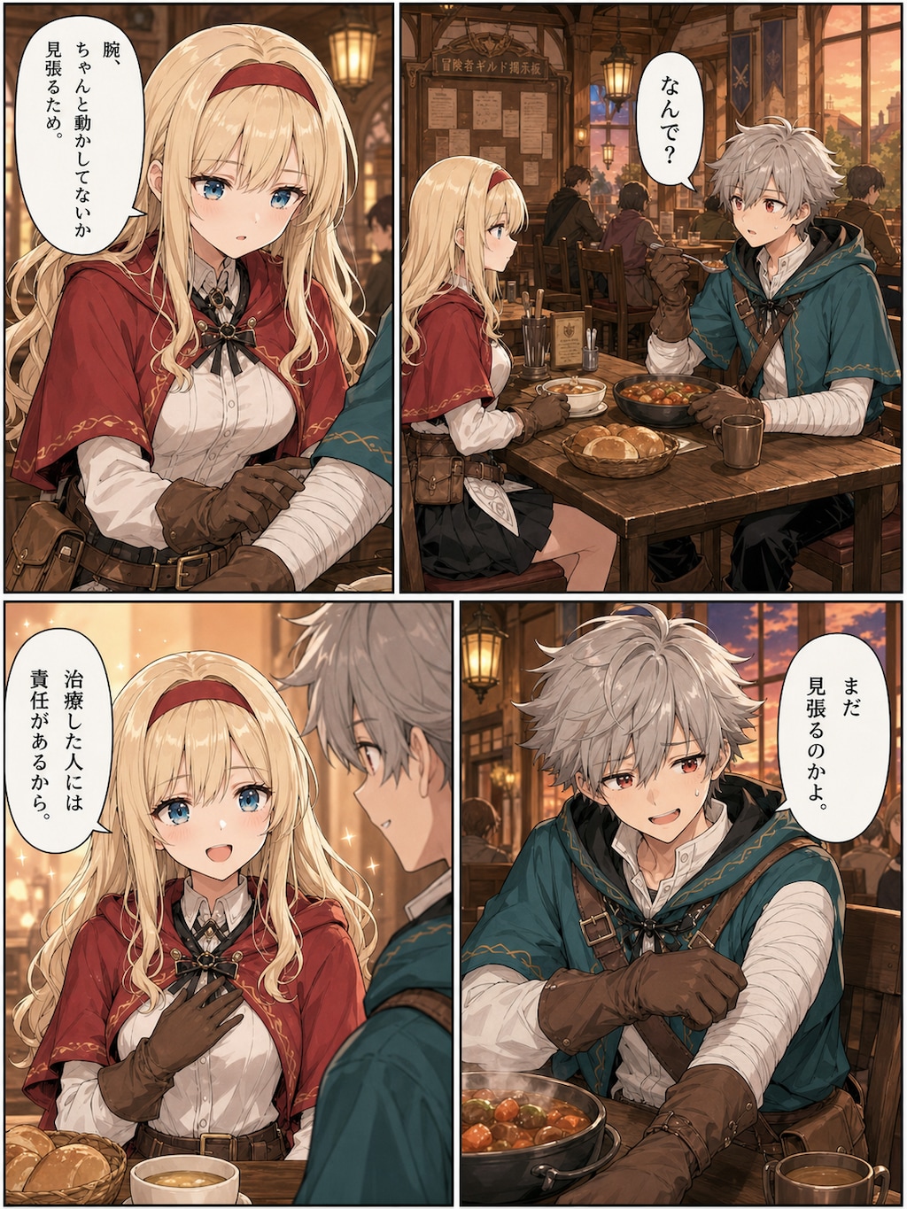 漫画版『癒しの聖女と剣士』