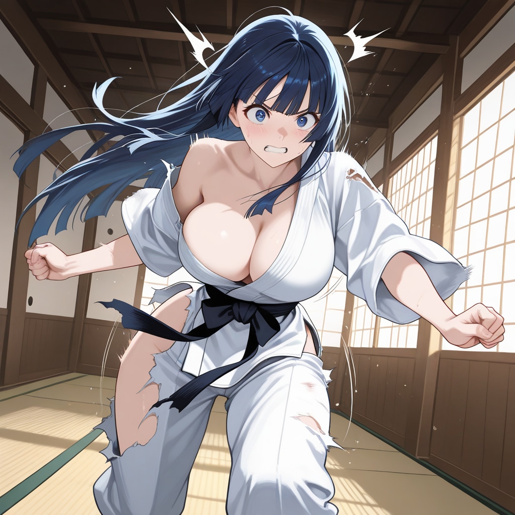 空手娘　格闘1　道場破り