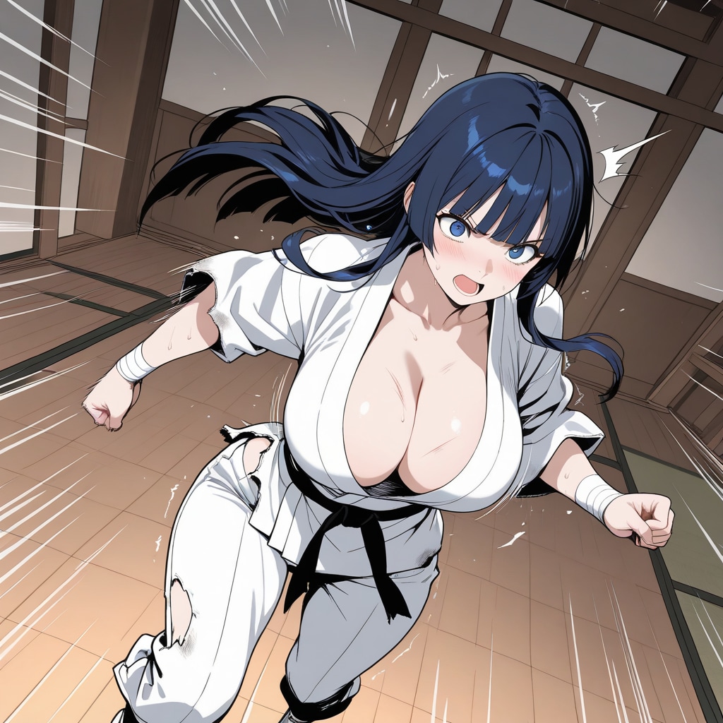 空手娘　格闘1　道場破り