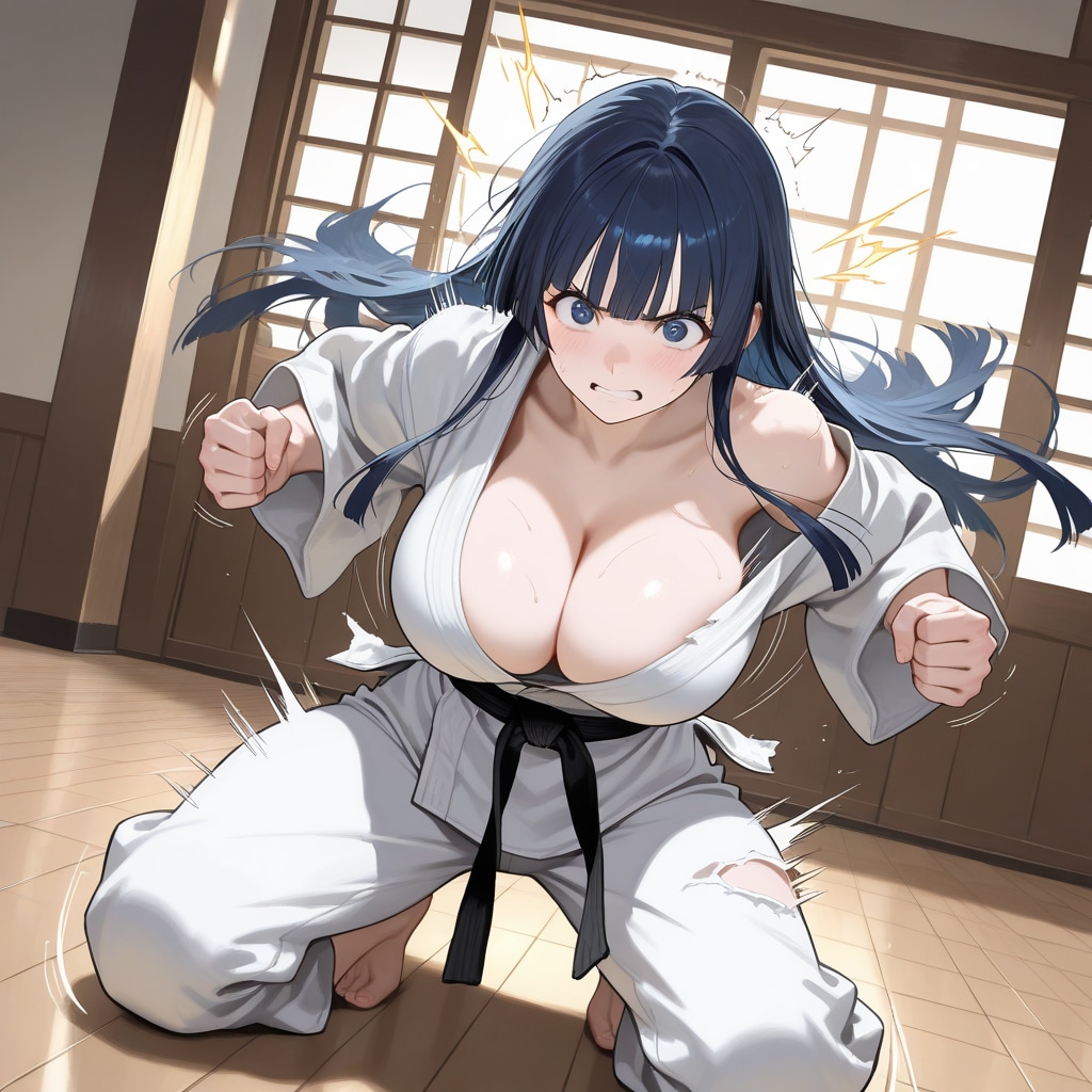 空手娘　格闘1　道場破り