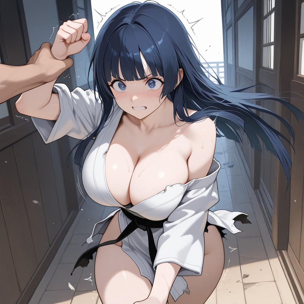 空手娘　格闘1　道場破り