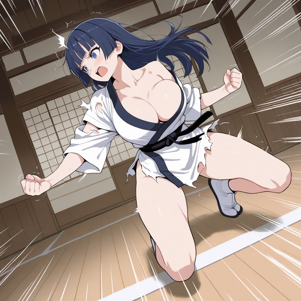 空手娘　格闘1　道場破り