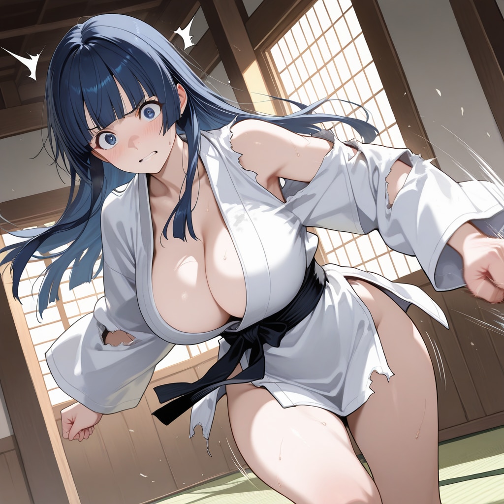 空手娘　格闘1　道場破り