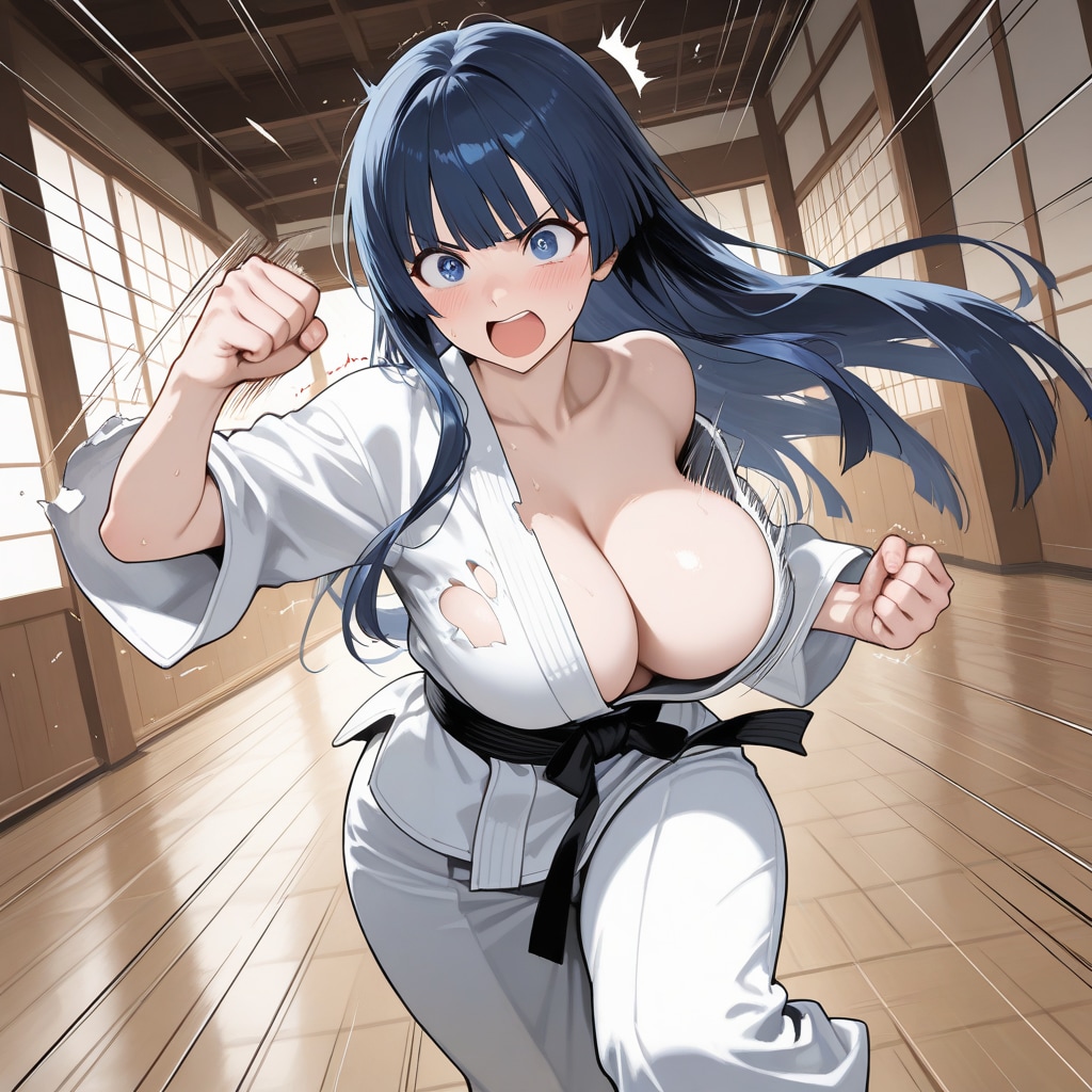 空手娘　格闘1　道場破り