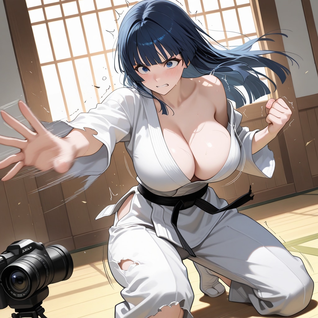 空手娘　格闘1　道場破り