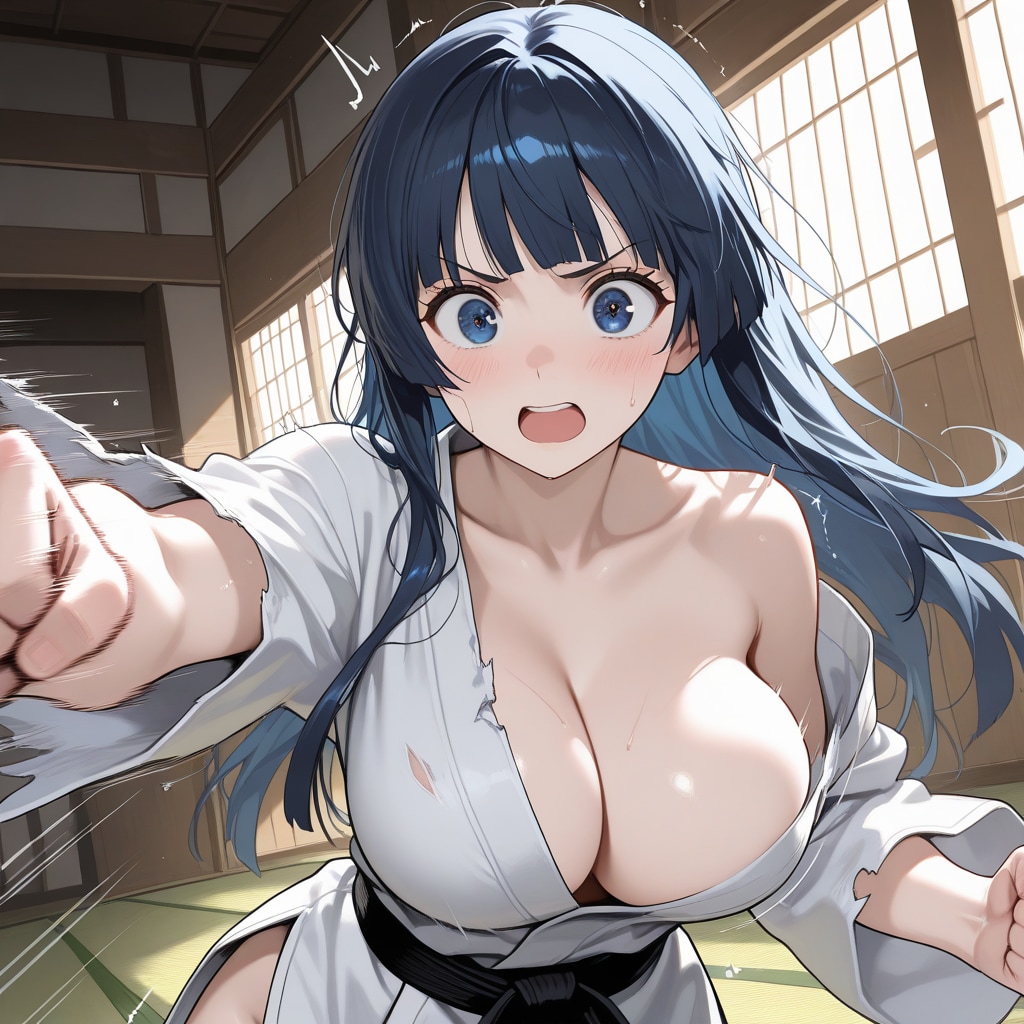 空手娘　格闘1　道場破り