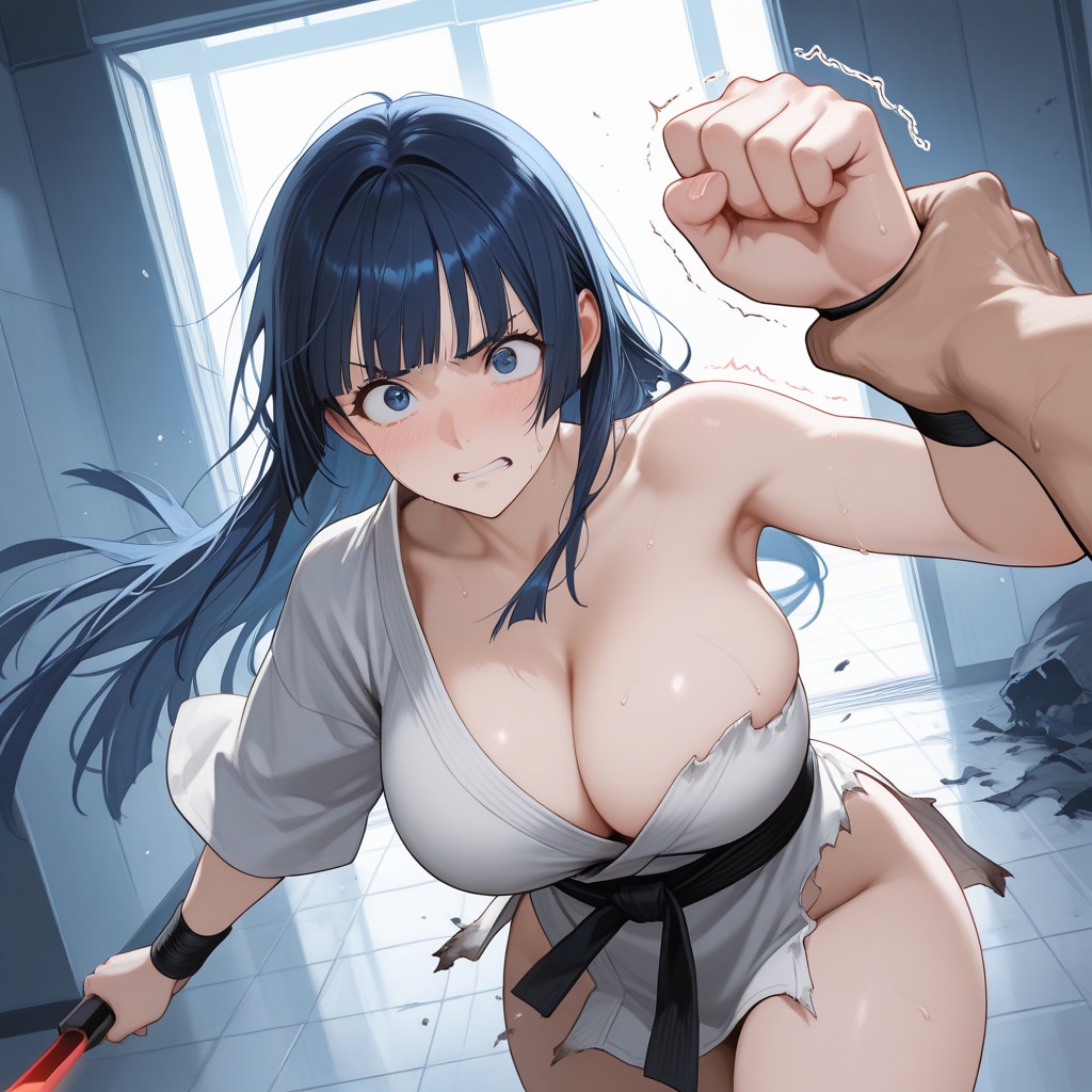 空手娘　格闘1　道場破り