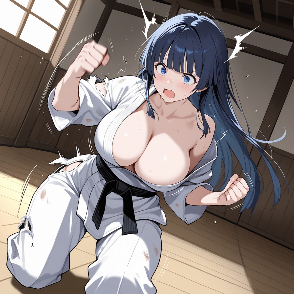 空手娘　格闘1　道場破り