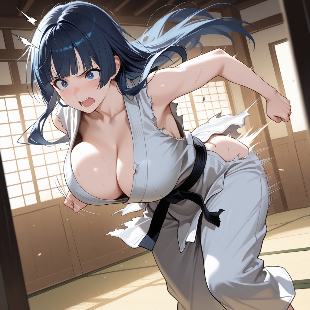 空手娘　格闘1　道場破り