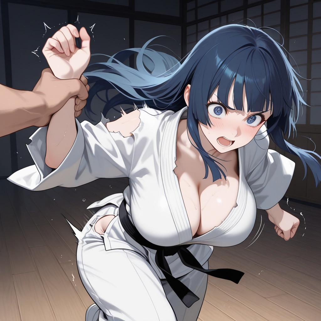 空手娘　格闘1　道場破り