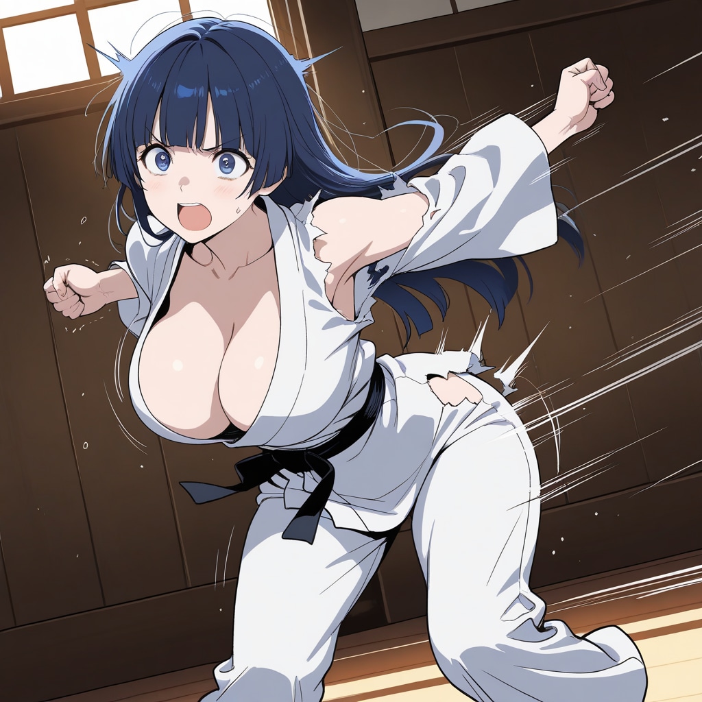 空手娘　格闘1　道場破り