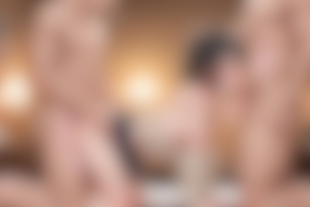 藍音ちゃんを前後から…💞✨