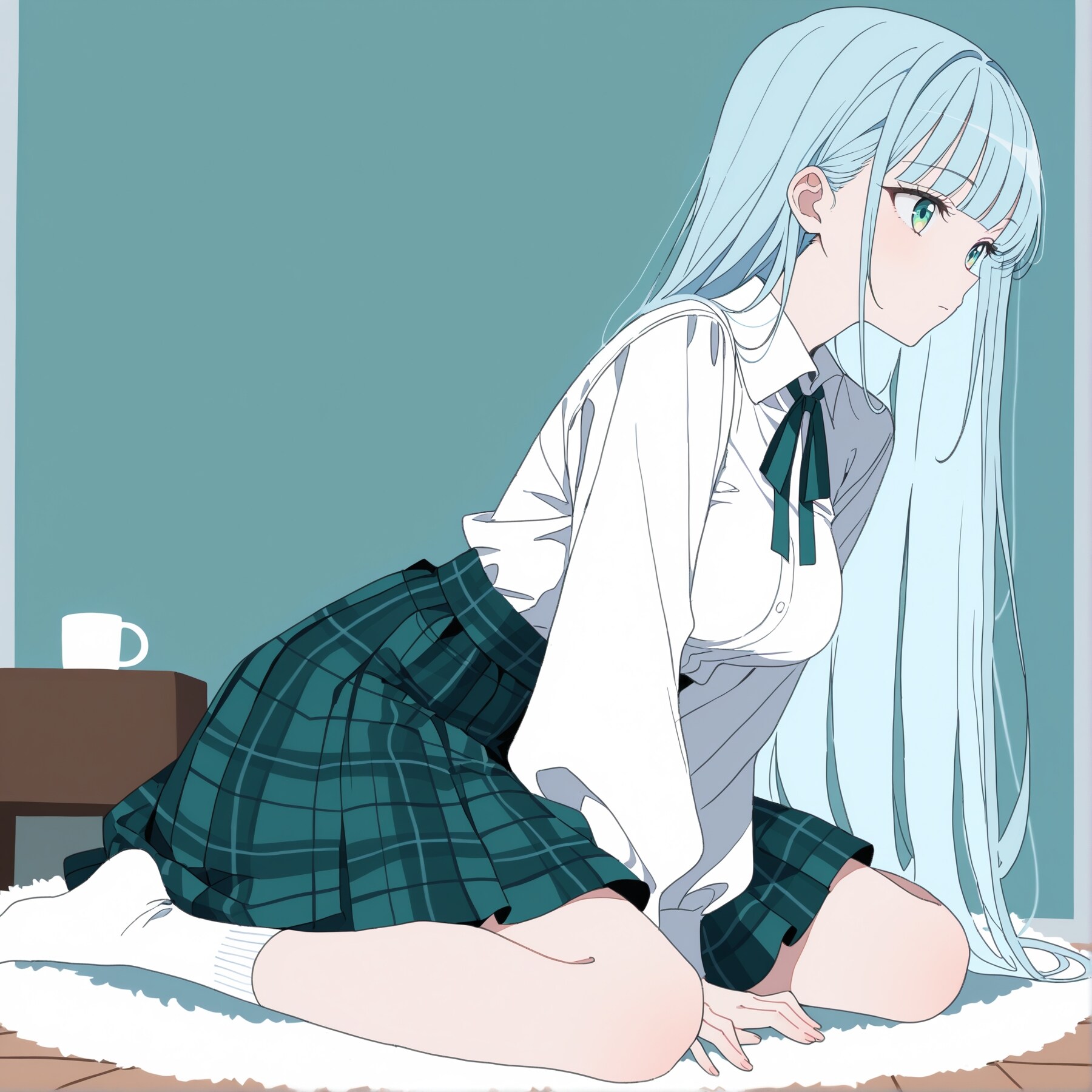 雫の着衣セックス