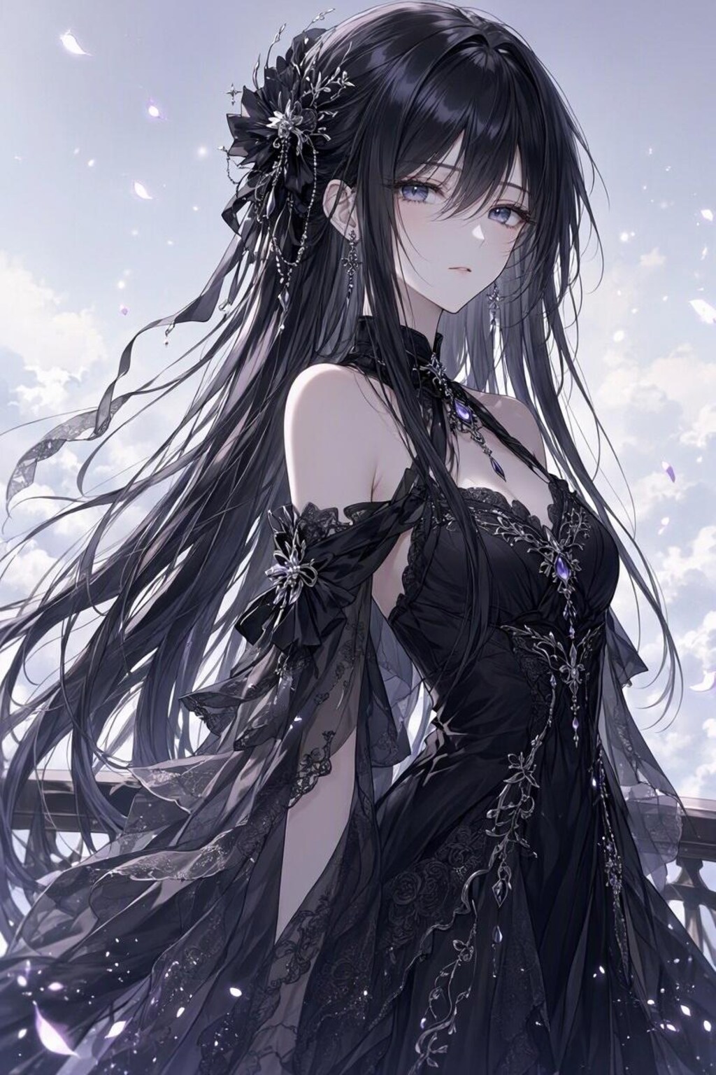 黒髪ロングストレートまとめ