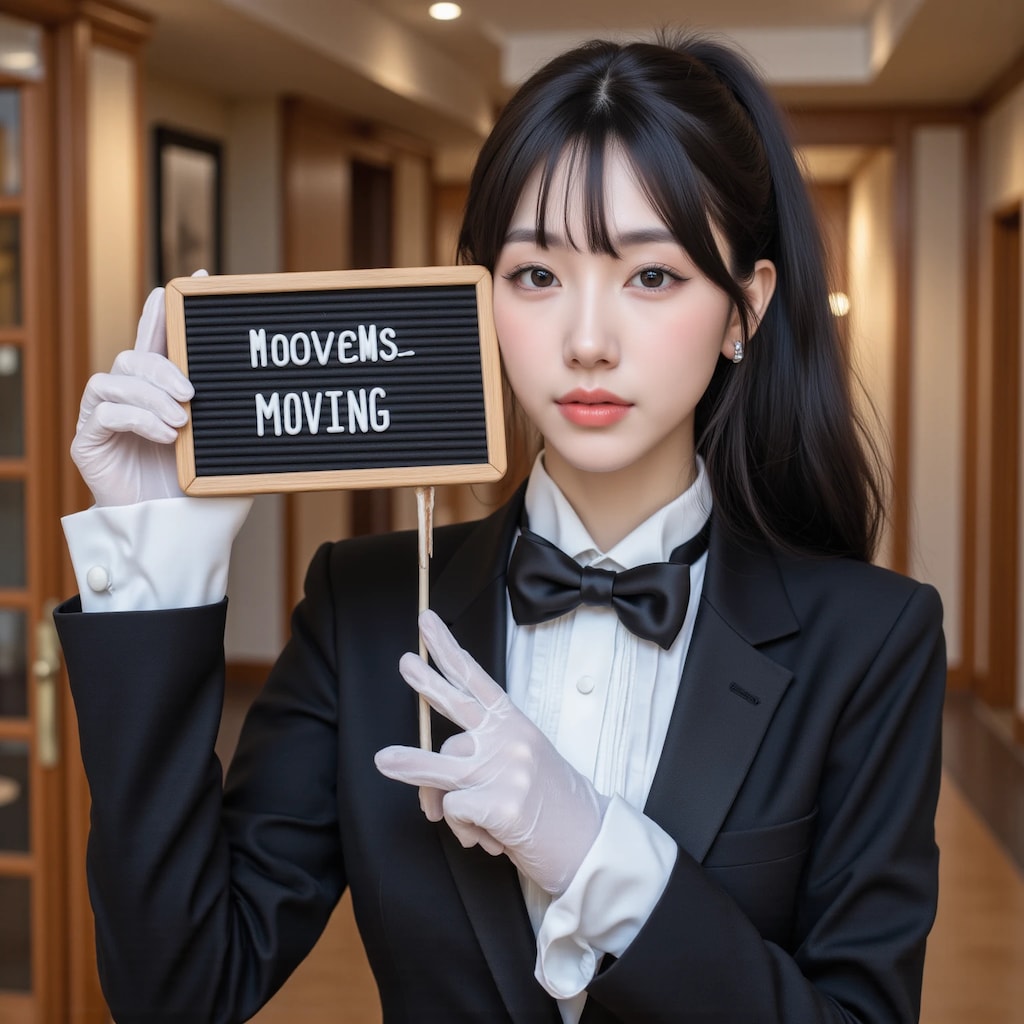 お蔵入り：お引越し準備中の執事ちゃん