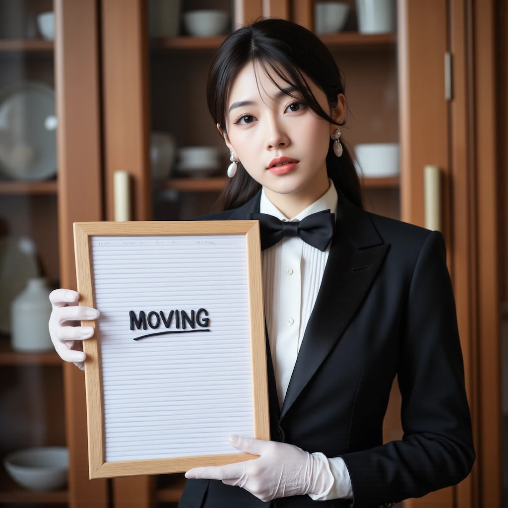お蔵入り：お引越し準備中の執事ちゃん