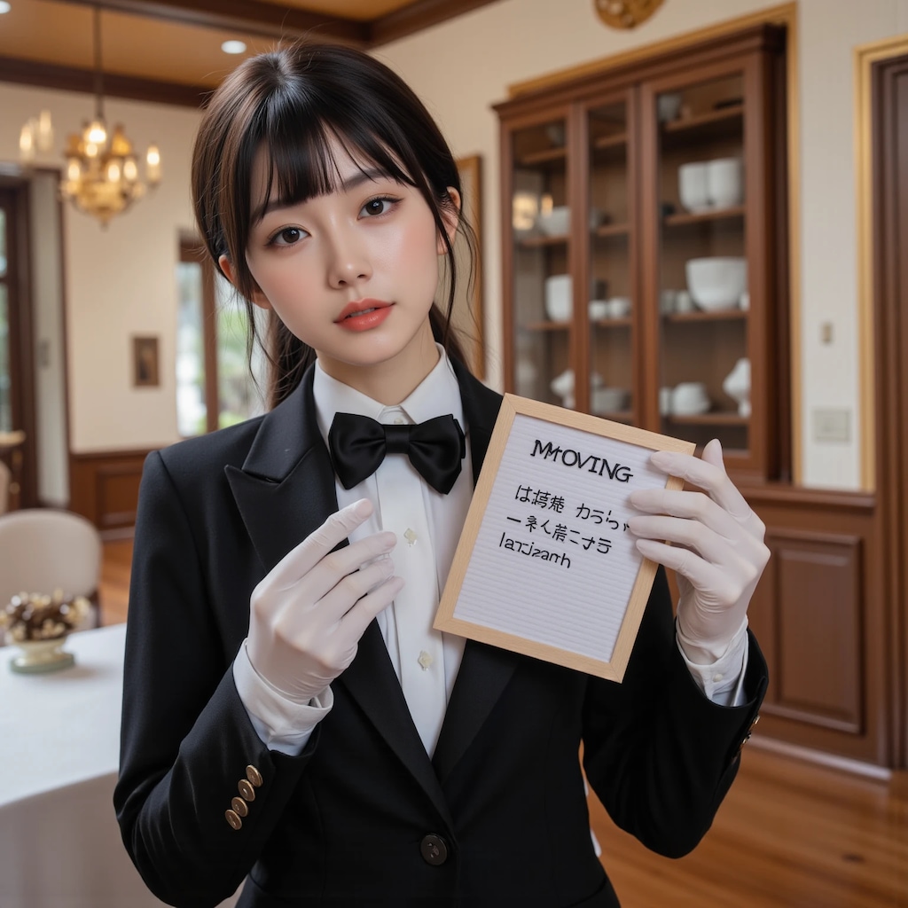 お蔵入り：お引越し準備中の執事ちゃん
